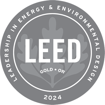 Logo for LEED EB;OM Gold certification